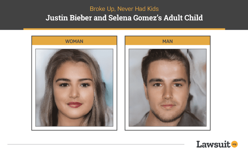 Justin Bieber and Selena Gomez Child