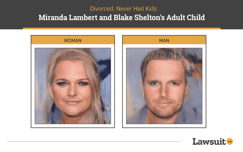 Miranda Lambert and Blake Shelton Child